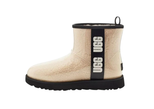 Classic Clear Mini Boot Natural Black (W) - MTHOR SHOP