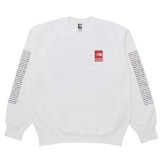 Supreme The North Face Crewneck White