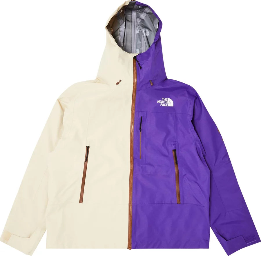 Supreme The North Face Split Taped Seam Shell Jacket Tan