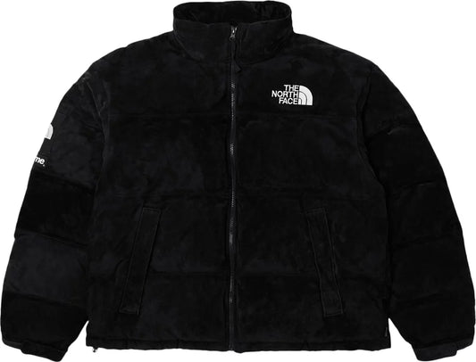 Supreme The North Face Suede Nuptse Jacket Black