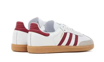 Adidas Samba OG White Burgundy Gum