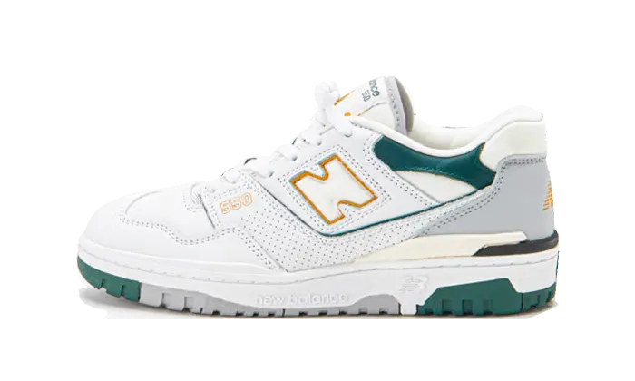 New Balance 550 White Nightwatch Green