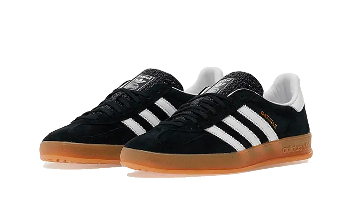 Adidas Gazelle Black White Gum