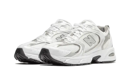 New Balance 530 White Silver Metallic