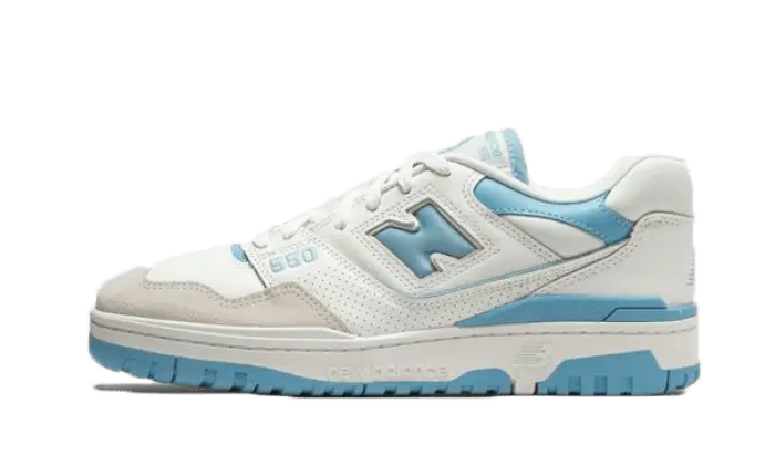 New Balance 550 White Blue Haze Rain Cloud