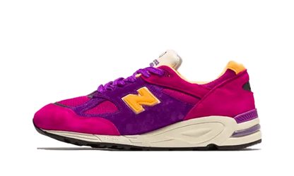 New Balance 990v2 MiUSA Teddy Santis Purple Yellow