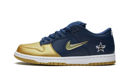 Nike SB Dunk Low Supreme Jewel Swoosh Gold - CK3480-700