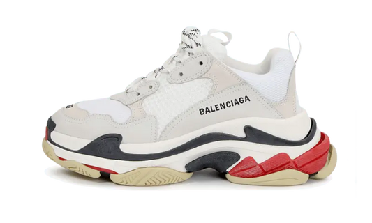 Balenciaga Triple S White Black Red - 533882W09E19000